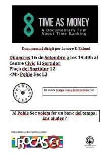 time as money
